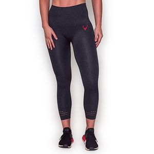 Bucked Up High & Tight Dark Gray Leggings, size XS